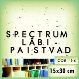 15x30cm Spectrum sulatusklaas